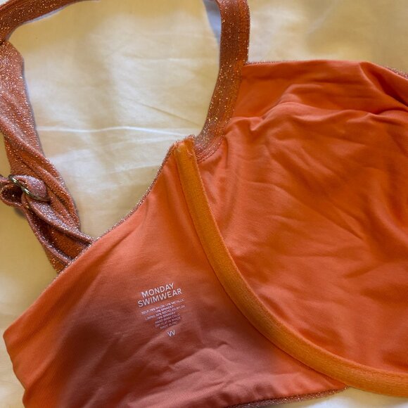 FULL SET - Peach Shimmer Monday Swimwear - Size V/VV - Picture 6 of 10